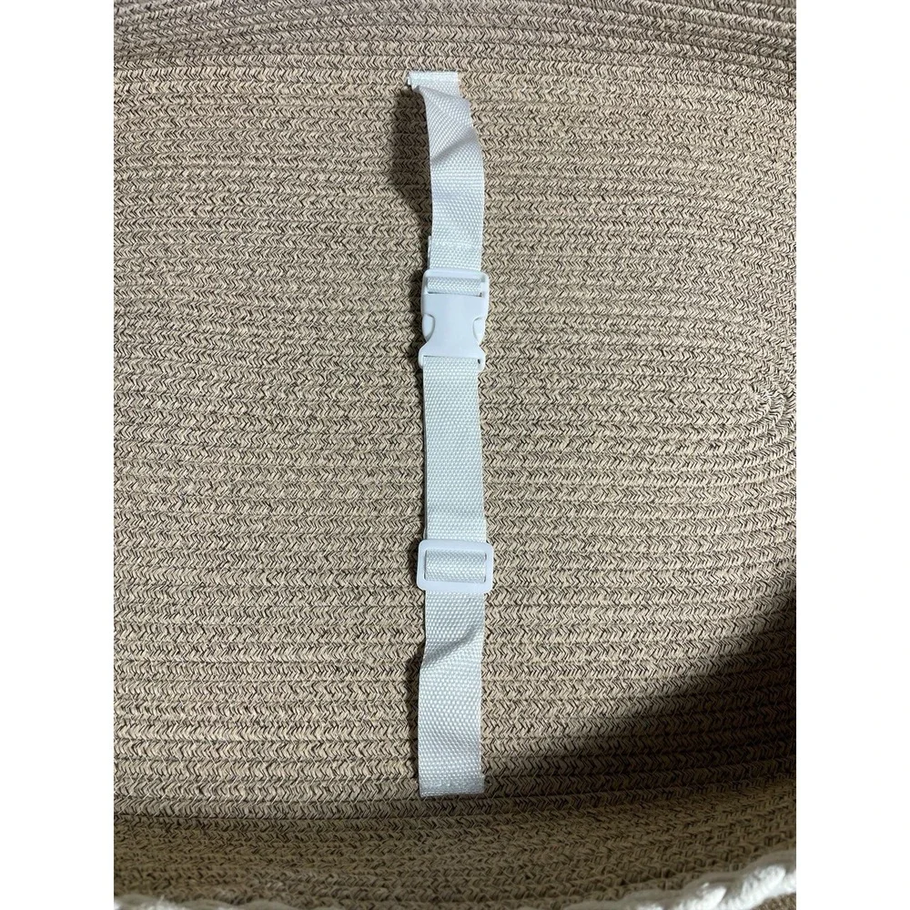 Baby Changing Basket Handmade Boho Cotton Safety Strap Soft Foldable